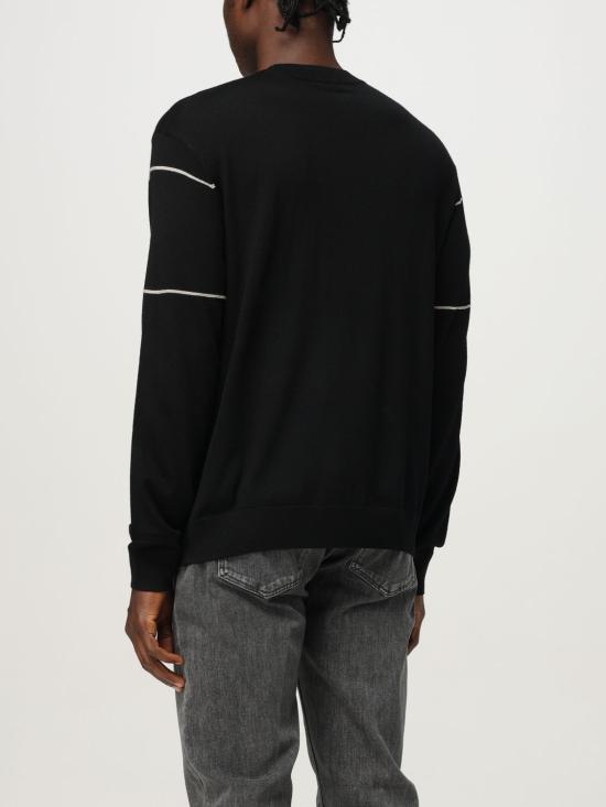25FW 엠포리오 아르마니 스웨터 EM002796AF14199 MC156 Black - EMPORIO ARMANI