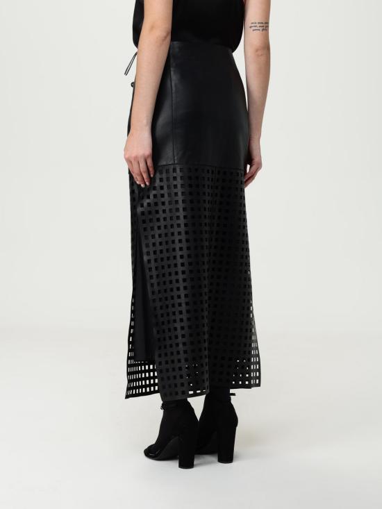 25FW 엠포리오 아르마니 롱 스커트 EW002800AF19288 UC001 Black - EMPORIO ARMANI