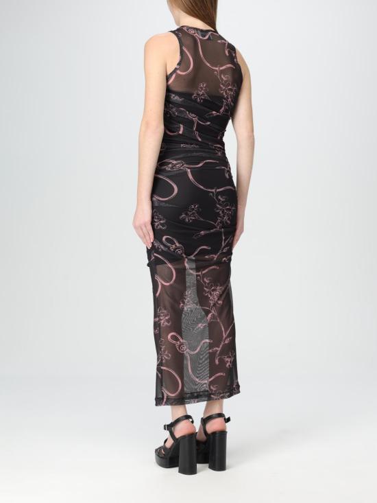 25SS 모스키노 롱 원피스 04693240 1555 Black - MOSCHINO