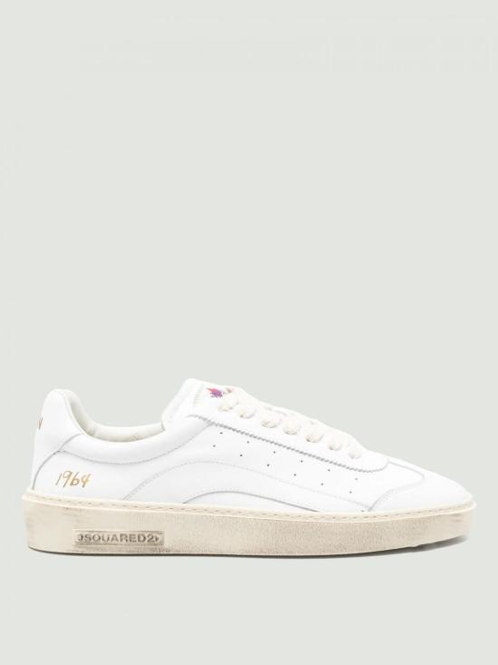 25FW 디스퀘어드2 스니커즈 SNM044111508296 1062 White