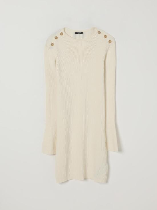 25FW [키즈] 발망 원피스 BX1D30Z3297 102OR White