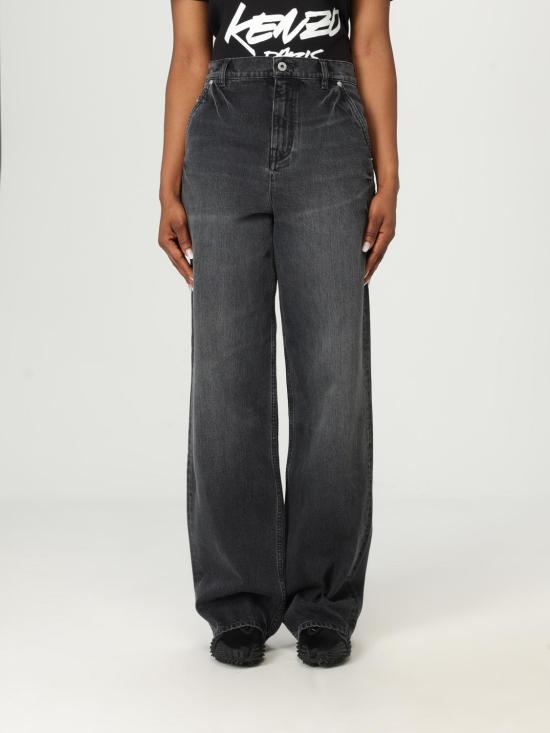 25FW 겐조 데님 팬츠 FF62DP2356C8 BS Black