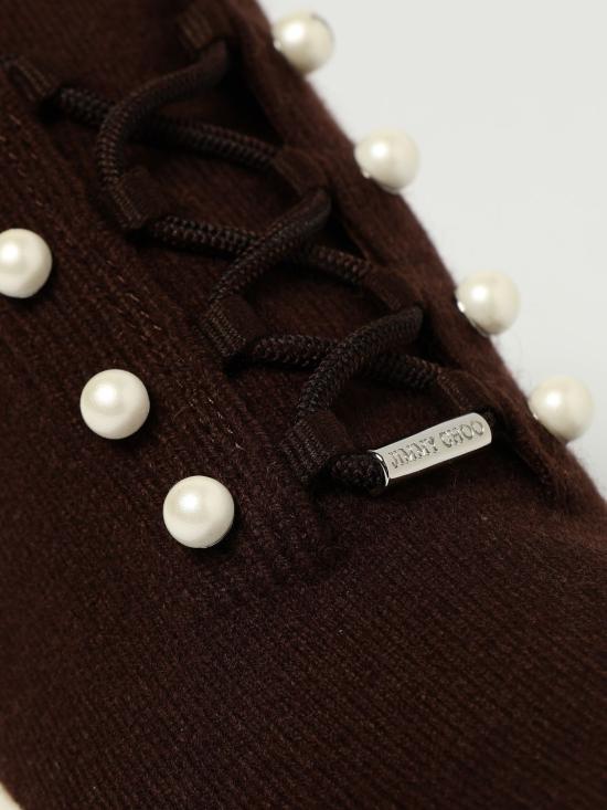 25FW 지미추 뮬/슬리퍼 VELESPZG CHOCOLATE Brown - JIMMY CHOO