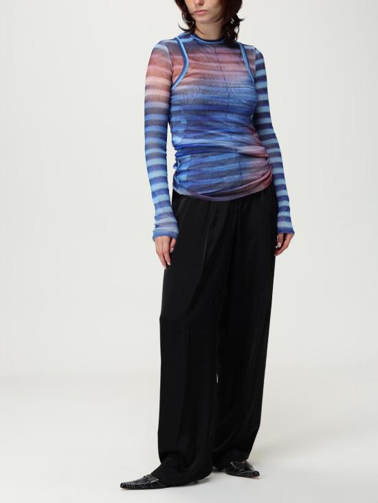 25FW 장 폴 고티에 긴팔 티셔츠 2503WTO336M005P 565034 Blue - JEAN PAUL GAULTIER