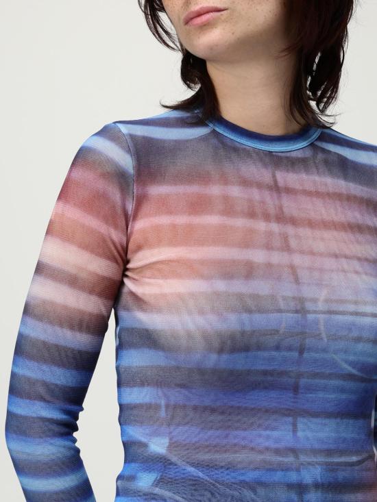 25FW 장 폴 고티에 긴팔 티셔츠 2503WTO336M005P 565034 Blue - JEAN PAUL GAULTIER