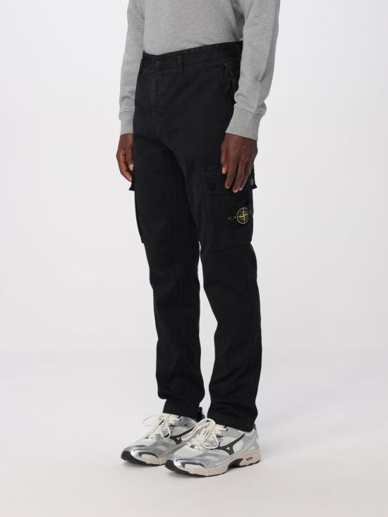 25FW 스톤 아일랜드 트레이닝/조거 팬츠 3100034S00L1 V0129 Black - STONE ISLAND