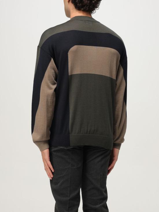 25FW 엠포리오 아르마니 스웨터 EM002423AF14199 F8083 Grey - EMPORIO ARMANI