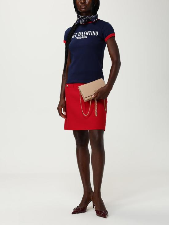 25FW 발렌티노 가라바니 반팔 티셔츠 7B3MG24D970 BN4 Indigo - VALENTINO GARAVANI