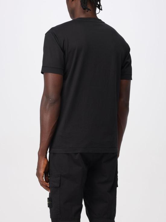 25FW 스톤 아일랜드 반팔 티셔츠 2100027S0013 V0029 Black - STONE ISLAND