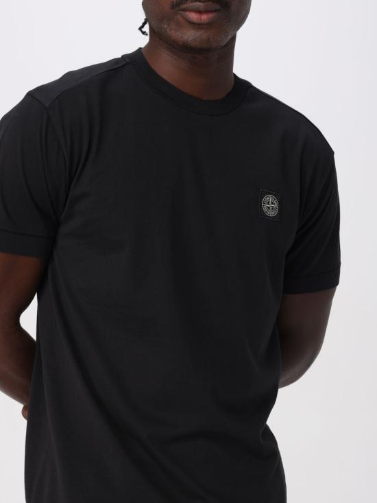 25FW 스톤 아일랜드 반팔 티셔츠 2100027S0013 V0029 Black - STONE ISLAND