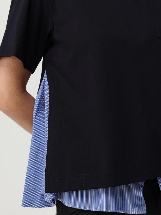 25FW 사카이 반팔 티셔츠 2508014 239 Navy - SACAI