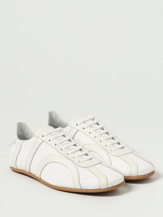 25FW 토템 캔버스 스니커즈 253WAS0233FB0402 047 White - TOTEME