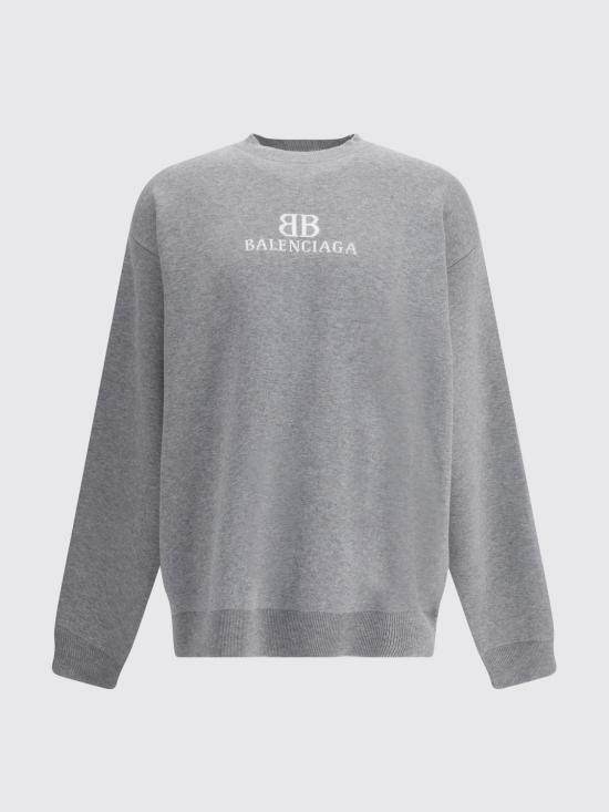 25FW 발렌시아가 로고 스웨트셔츠 818422T3368 1380 Grey
