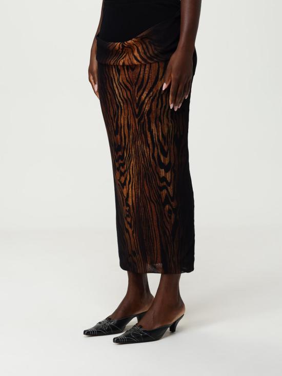 25FW 장 폴 고티에 롱 스커트 2503WSK011M002P 0060 Black - JEAN PAUL GAULTIER