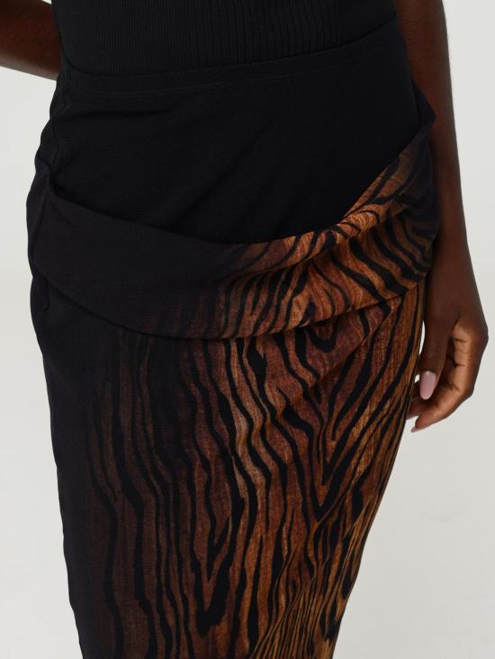 25FW 장 폴 고티에 롱 스커트 2503WSK011M002P 0060 Black - JEAN PAUL GAULTIER