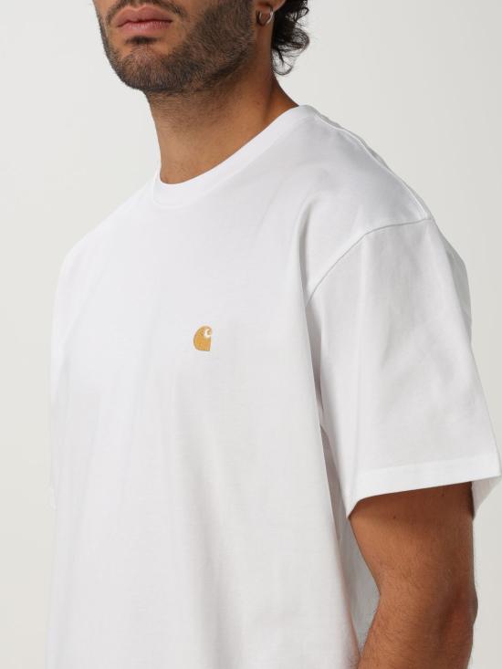 26SS 칼하트 WIP 숏슬리브 체이스 티셔츠 I026391 00RXX White - CARHARTT WIP