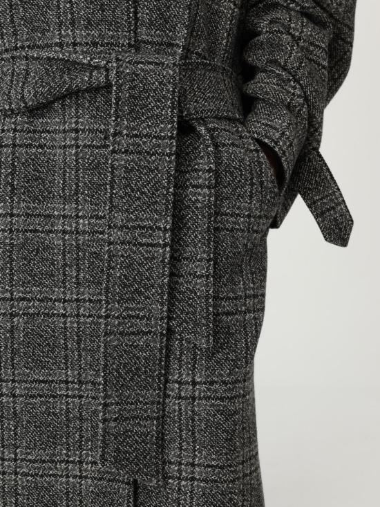 25FW 발렌시아가 원 레이어 레글런 코트 838934TSU20 1269 Black - BALENCIAGA