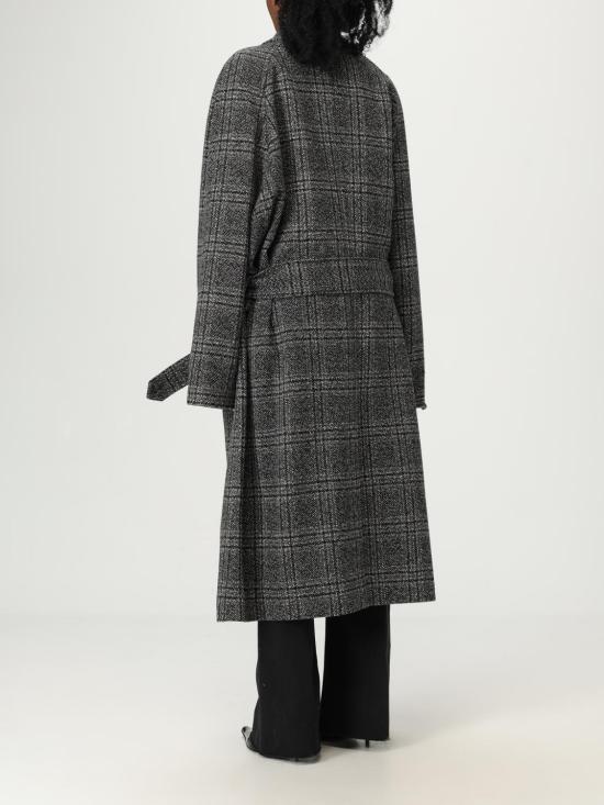 25FW 발렌시아가 원 레이어 레글런 코트 838934TSU20 1269 Black - BALENCIAGA