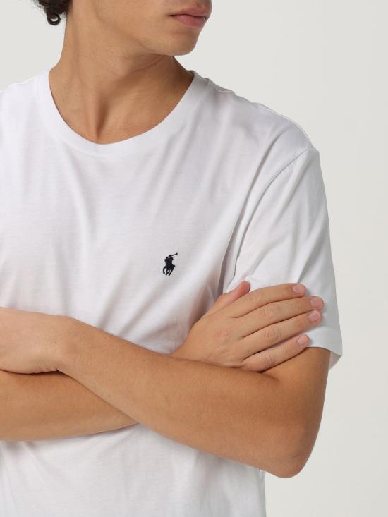 25FW 폴로 랄프로렌 반팔 티셔츠 714844756 004 White - POLO RALPH LAUREN