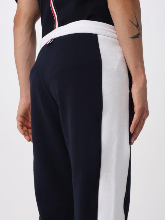 25FW 톰브라운 트레이닝/조거 팬츠 MJQ213A03037 415 Navy - THOM BROWNE