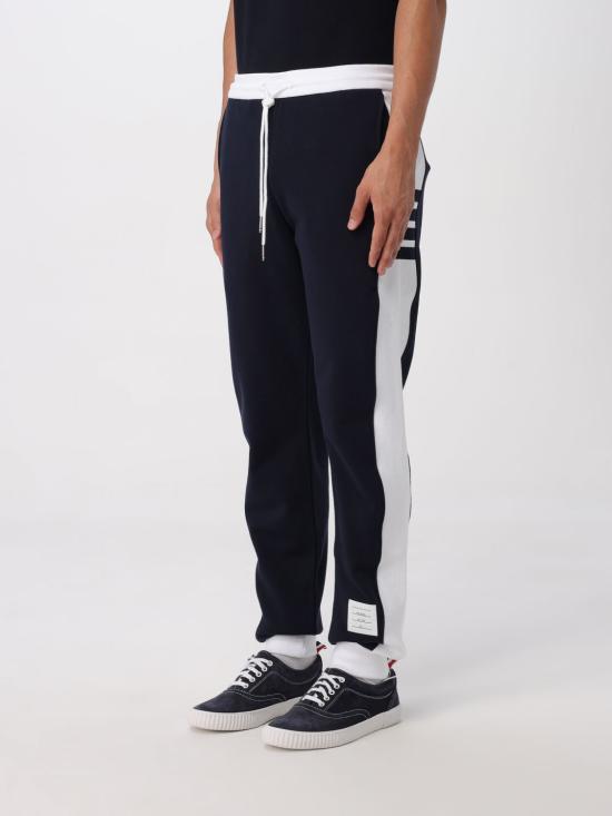 25FW 톰브라운 트레이닝/조거 팬츠 MJQ213A03037 415 Navy - THOM BROWNE