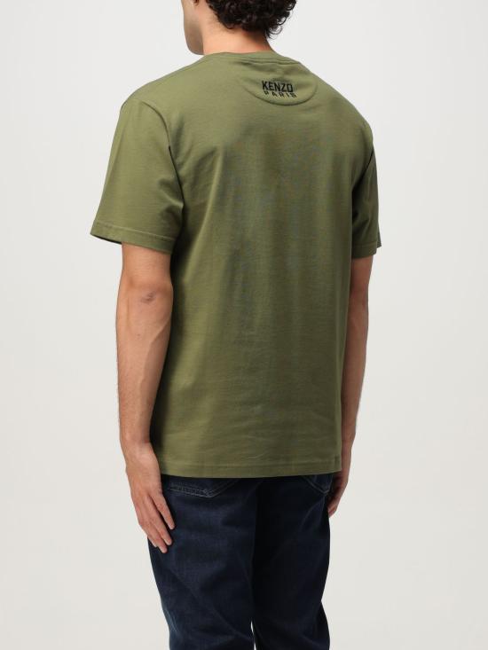 25FW 겐조 반팔 티셔츠 FF55TS5274SG 50 Kaki - KENZO