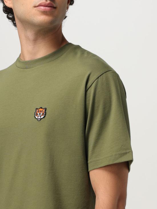 25FW 겐조 반팔 티셔츠 FF55TS5274SG 50 Kaki - KENZO