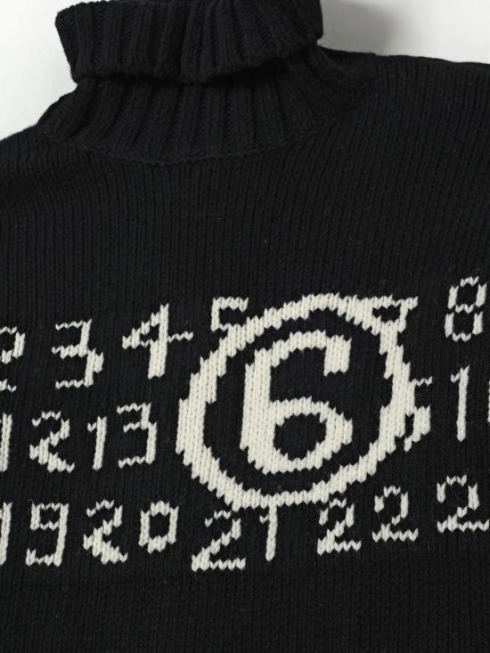 25FW [키즈] MM6 메종마르지엘라 원피스 M60848MM06M M6900 Black - MM6 MAISON MARGIELA