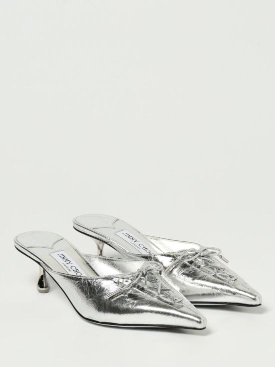 25FW 지미추 뮬/슬리퍼 SCARLETTMULE50BYK Silver - JIMMY CHOO