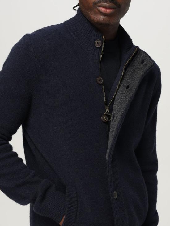25FW 바버 스웨터 MKN0731 NY91 Navy - BARBOUR