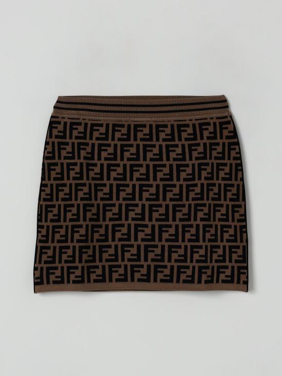 25FW [키즈] 펜디 스커트 JFG070AEYD F15B6 Tobacco
