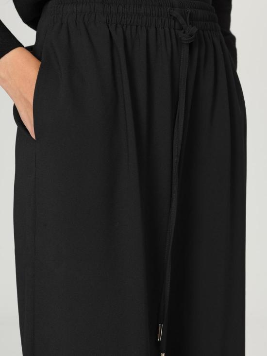 25FW 에르마노 설비노 스트레이트 팬츠 D472P315WXW 95708 Black - ERMANNO SCERVINO