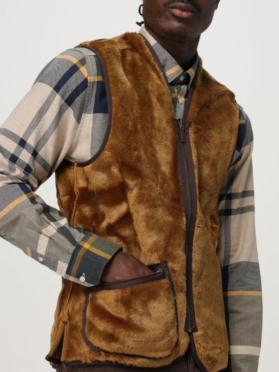 25FW 바버 베스트 MLI0004 BR31 Brown - BARBOUR