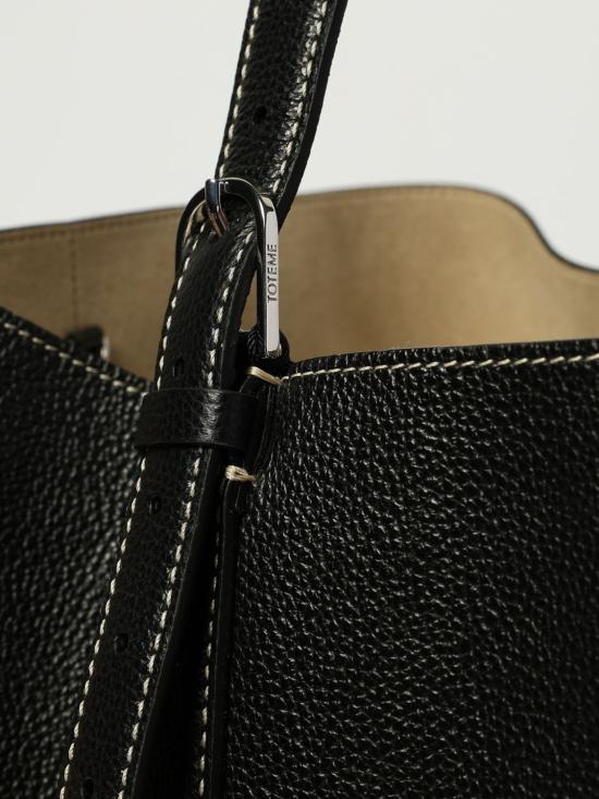 25FW 토템 토트백 234WAL853LE0030 001 Black - TOTEME