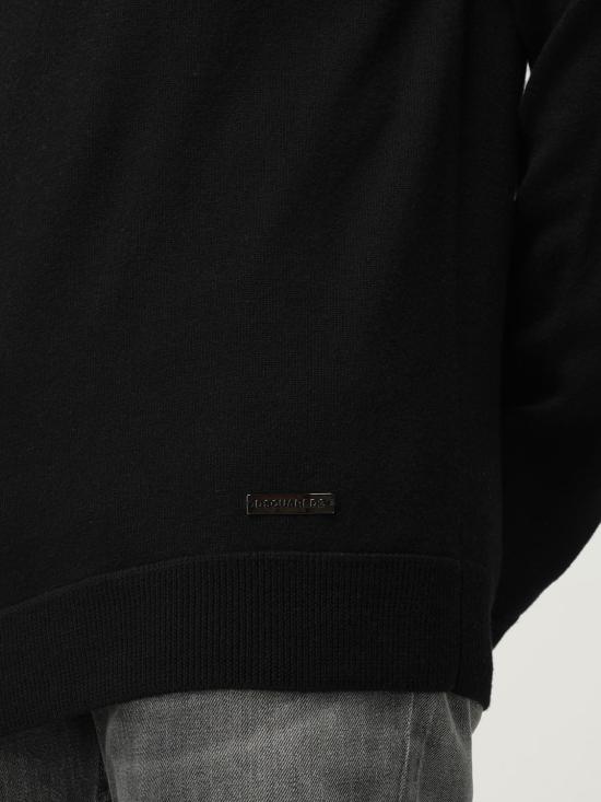 25FW 디스퀘어드2 스웨터 S74HA1564D13133 900 Black - DSQUARED2