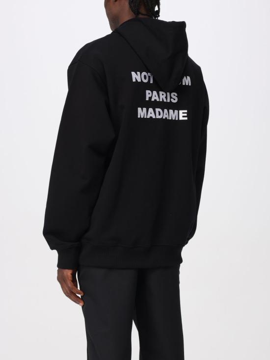 25FW 드롤드무슈 긴팔 티셔츠 HO162CO127 BL Black - DROLE DE MONSIEUR