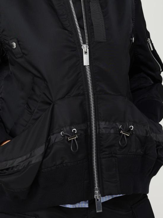 25FW 사카이 자켓 2507992 001 Black - SACAI