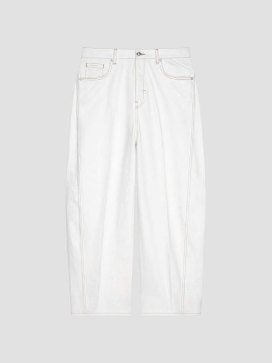 25FW 지방시 데님 팬츠 BM51MN516J 100 White