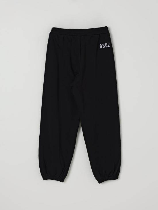 25FW [키즈] 디스퀘어드2 트레이닝/조거 팬츠 DQ3022D0AEY DQ900 Black - DSQUARED2
