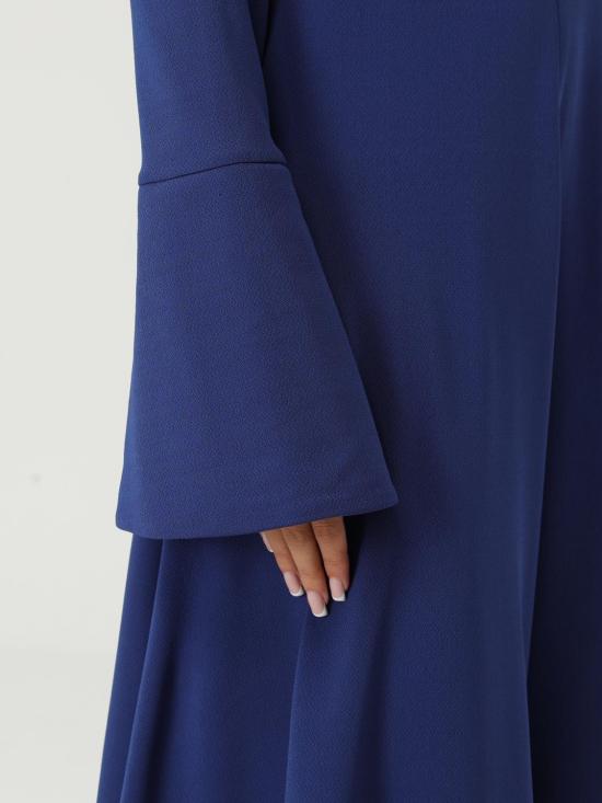 25FW 엠포리오 아르마니 미디 원피스 EW002006AF16066 UB105 Royal Blue - EMPORIO ARMANI