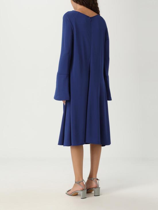 25FW 엠포리오 아르마니 미디 원피스 EW002006AF16066 UB105 Royal Blue - EMPORIO ARMANI