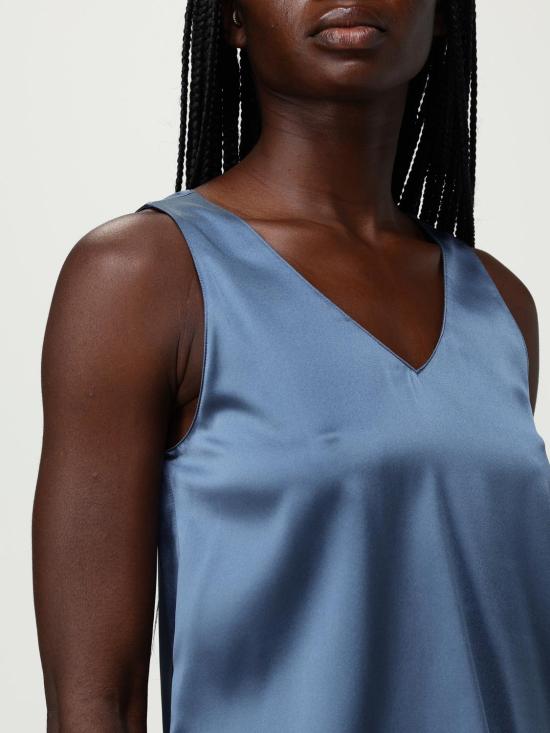 25FW 엠포리오 아르마니 민소매 티셔츠 EW002199AF17300 U9302 Blue - EMPORIO ARMANI