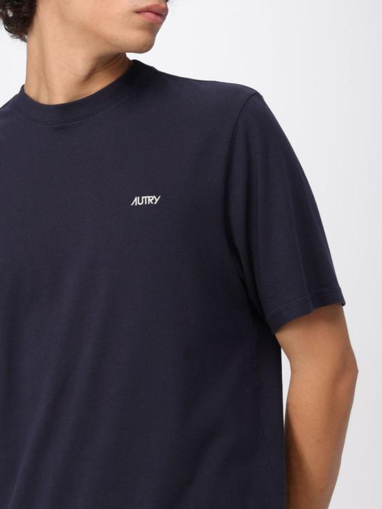 25FW 오트리 반팔 티셔츠 TSPM A7CB Blue - AUTRY