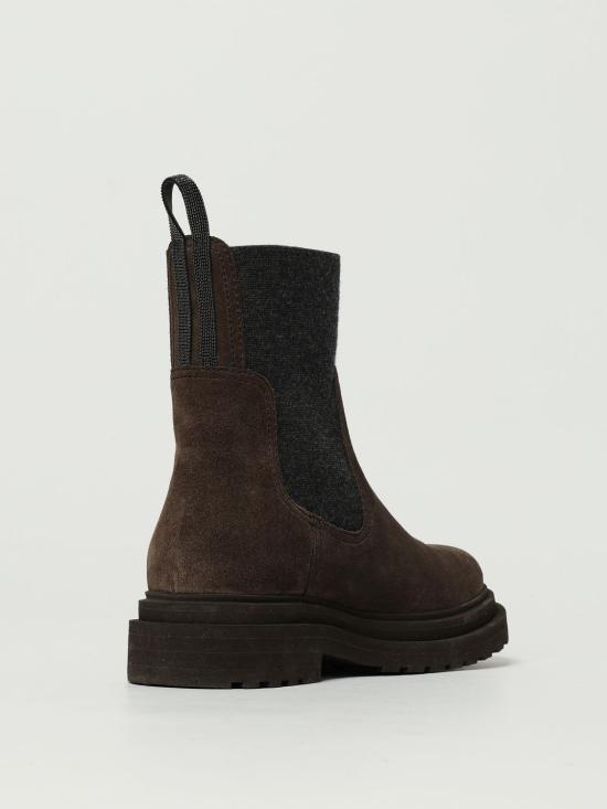 25FW 브루넬로 쿠치넬리 뮬/슬리퍼 MZSFG3034P C7284 Brown - BRUNELLO CUCINELLI