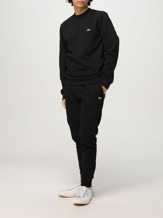 25FW 라코스테 긴팔 티셔츠 SH9608 031 Black - LACOSTE