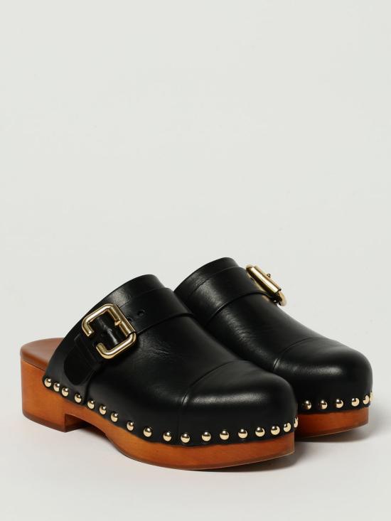 25FW 끌로에 뮬/슬리퍼 CH25A12ZLT 001 Black - CHLOE