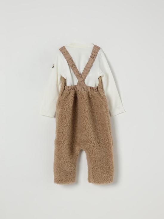 25FW [키즈] 몽클레어 오버롤 8M0000689A3X 239 Beige - MONCLER