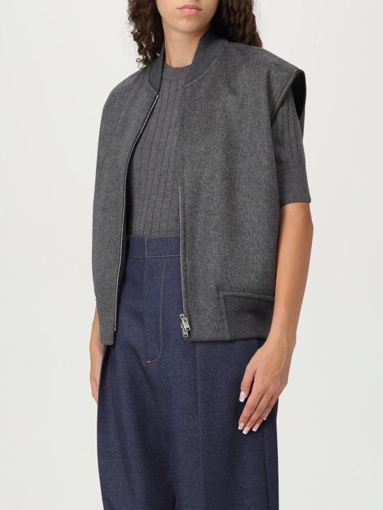 25FW 보테가베네타 베스트 834990V4CB0 1307 Black - BOTTEGA VENETA