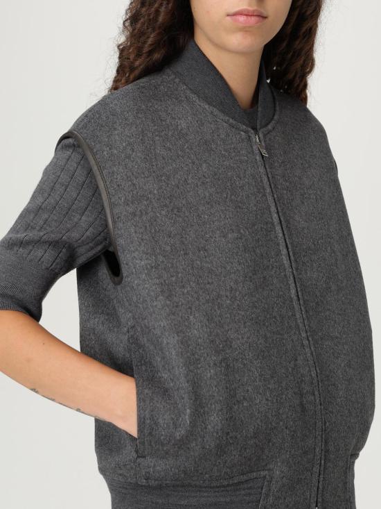 25FW 보테가베네타 베스트 834990V4CB0 1307 Black - BOTTEGA VENETA