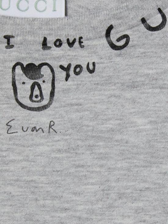 25FW [키즈] 구찌 티셔츠 547559XJHFC 1183 Grey - GUCCI